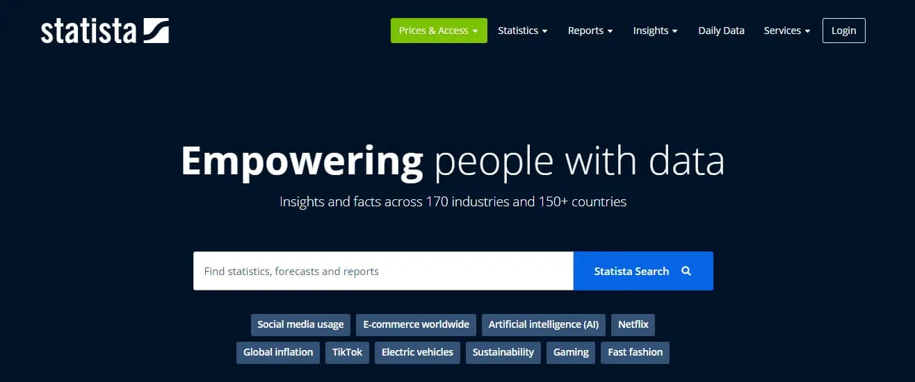 Unleashing the Power of Data: Exploring the Uses of Statista